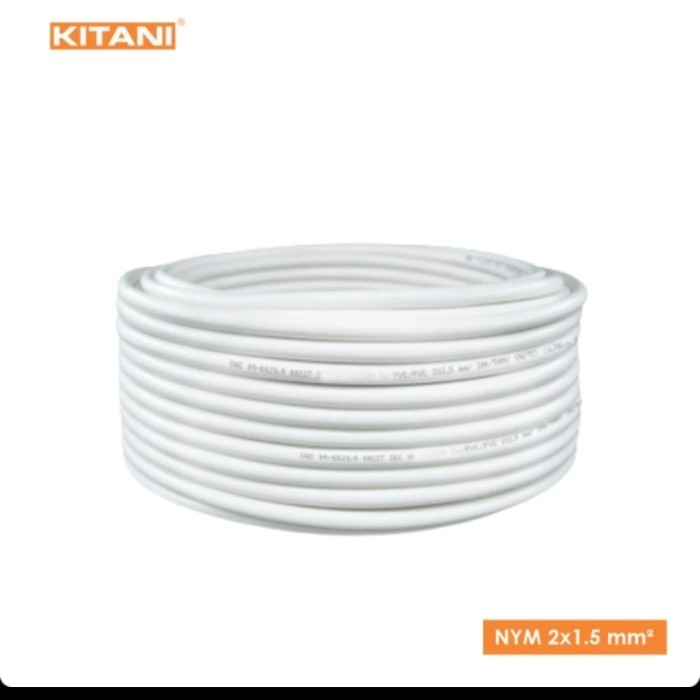 

WS99 kabel nym lmk 2x1,5mm kawat tembaga sni kitani husus harga ecer 1meter