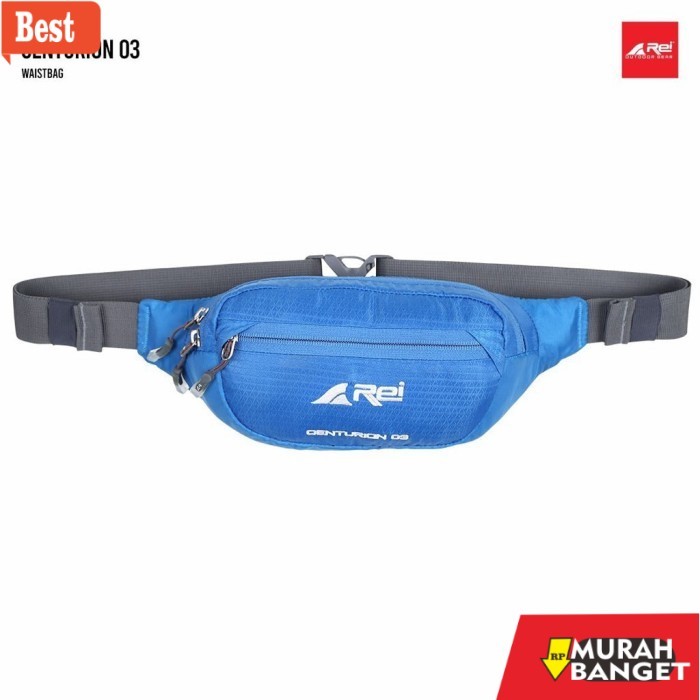 tas selempang pria kekinian WAISTBAG/TAS SELEMPANG PRIA REI CENTURION 03 ORIGINAL PRODUK AREI - Biru