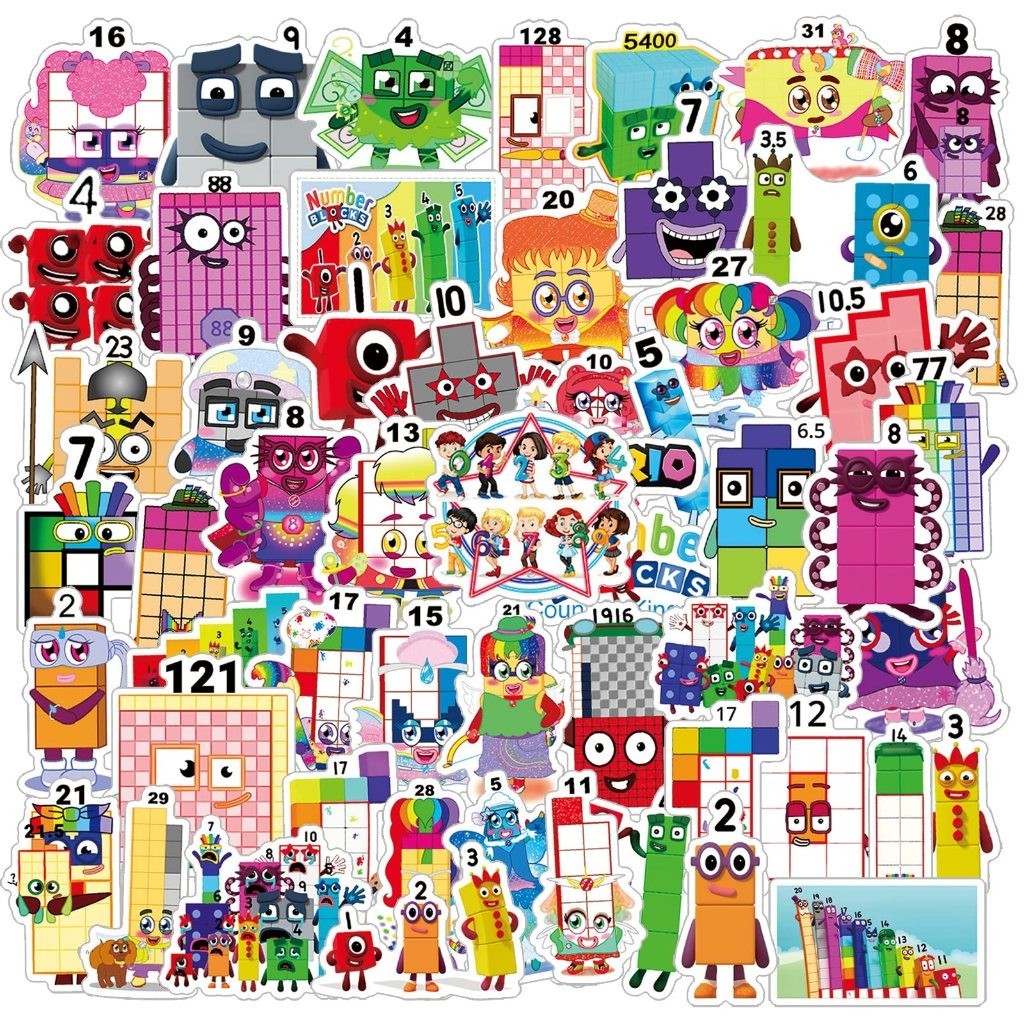 

Stiker Anak - Number Blocks