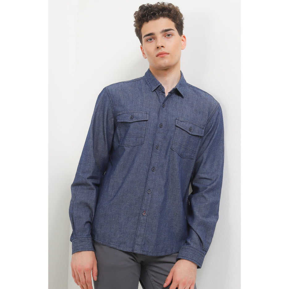 Cardinal Kemeja Lengan Panjang Slim Fit Pria C2703J16A