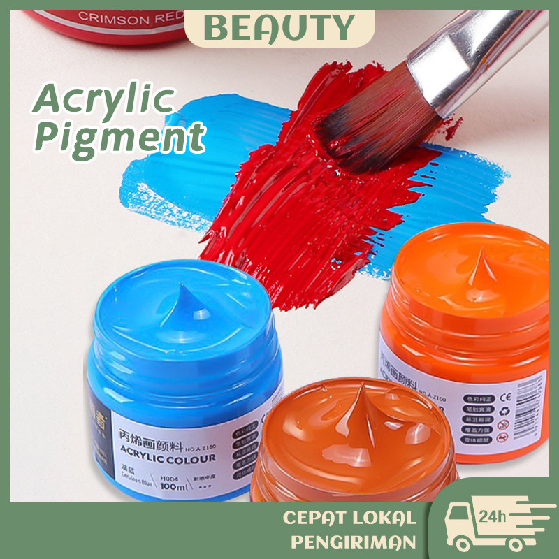 

BEAUTY PLACE Acrylic Paint 100 Ml Acrylic Colour Satuan Cat Lukis Akrilik