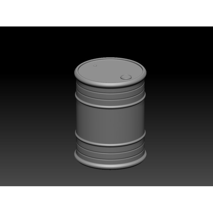 Figure Resin oil drum 1 Skala 64 Miniatur Pajangan Diorama Diecast