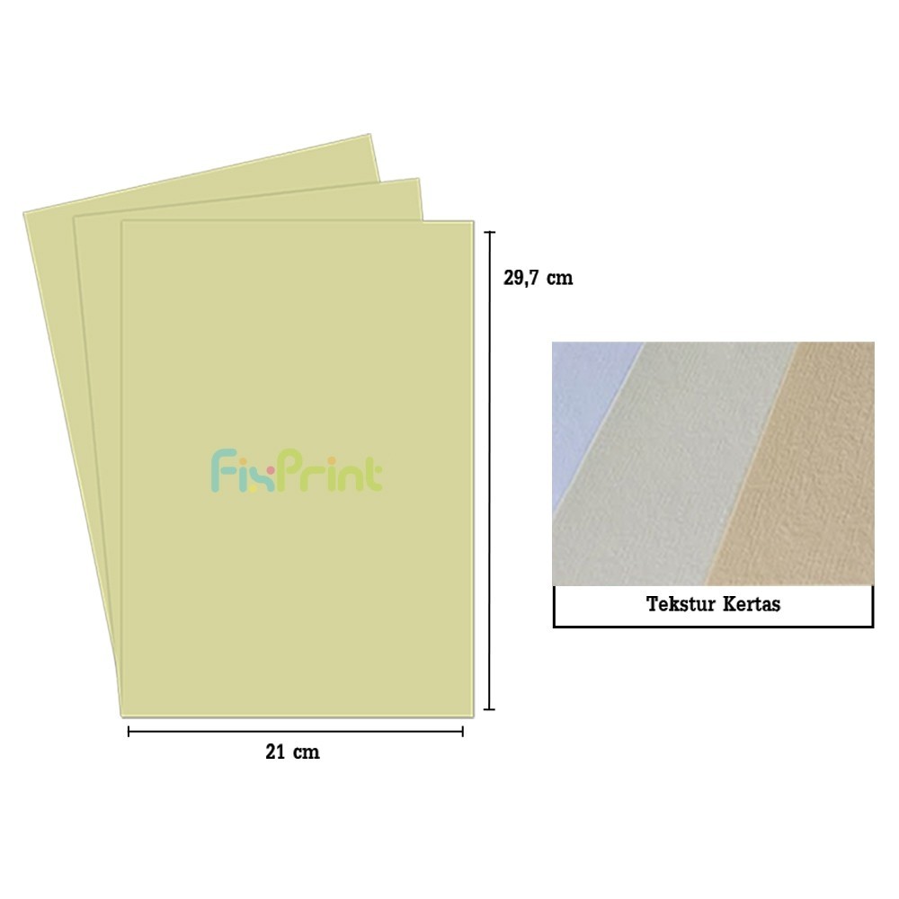 

New Kertas Concorde A4 90gr Kertas Piagam Undangan Kartu Nama Sertifikat Isi 10 20 50 Lembar Kuning Hijau Biru Pink