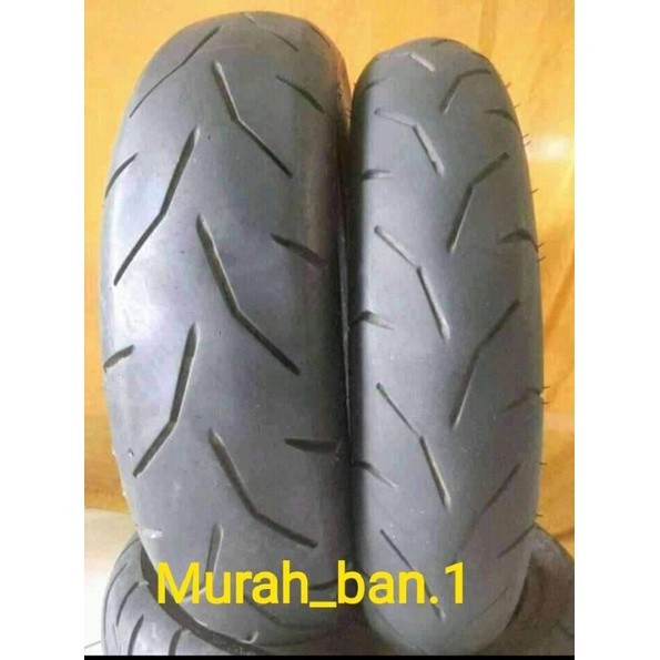 Sepasang Ban Tubles second batikan  AEROX UK 110/80 & 140/70 RING 14