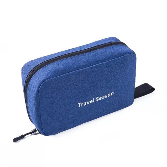 

TRAVEL BAG PERALATAN MANDI SHOWER POUCH KOREAN STYLE - A NAVY