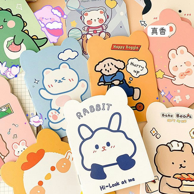 

MMS HL0616 Buku Tulis Mini Lucu Bentuk Telinga / Buku Tulis Mini Notebook / Buku Tulis Memo Kecil Karton / Buku Catatan Cartoon Mini Book Lucu Anak Sekolah Import