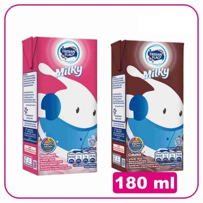 

Frisian Flag UHT 180ml / Susu Bendera RTD - Coklat