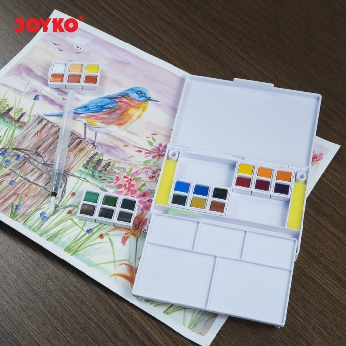 

Joyko Water Color 24 Warna WC-2001 Cat Air Aquarel Murah Berkualitas