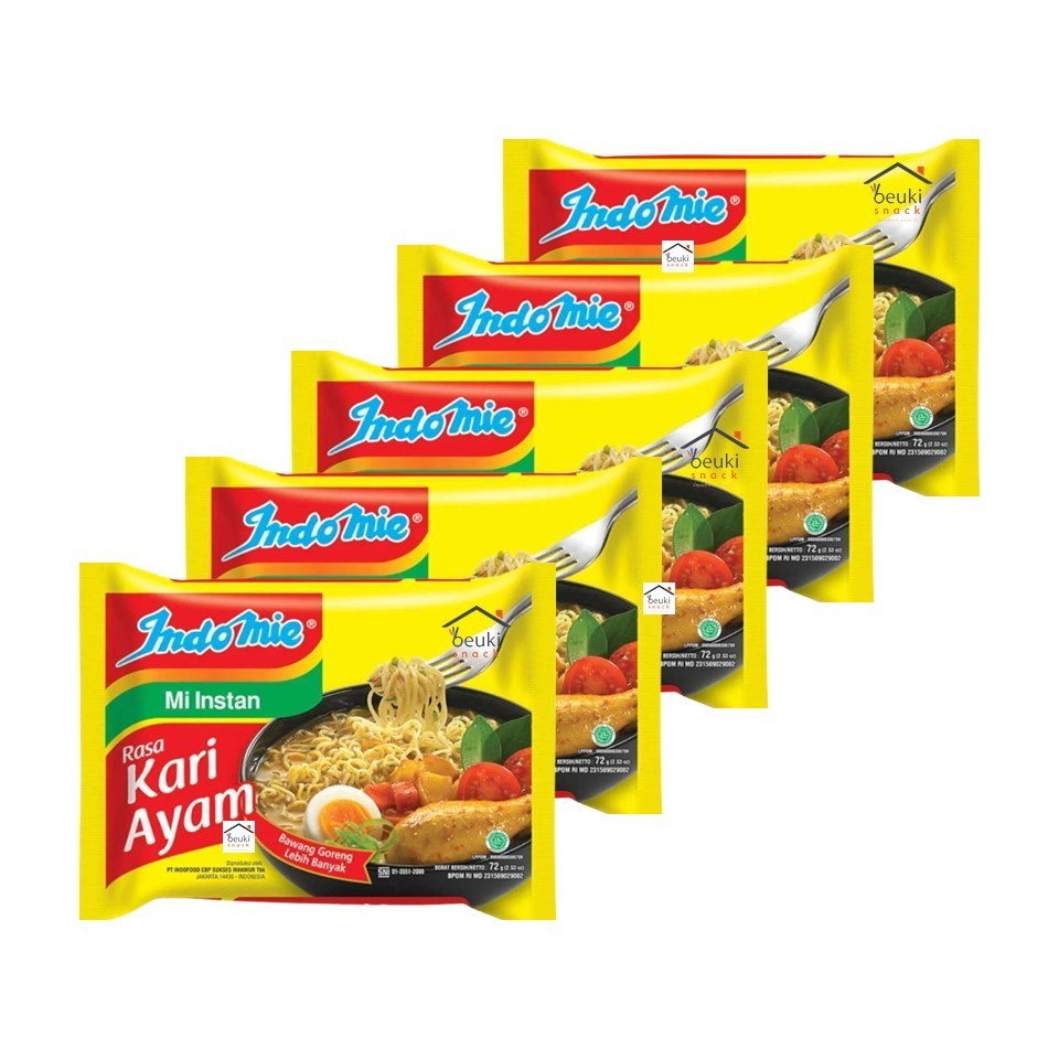 

5PCS Indomie Kuah Kari Ayam Bawang Goreng Lebih Banyak - JSF