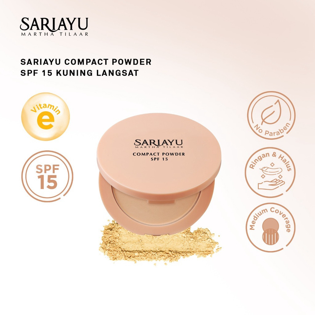 SARI AYU COMPACT POWDER SPF 15 - BEDAK PADAT 15GR