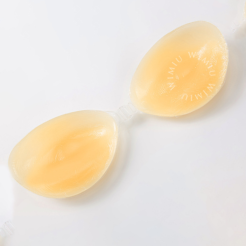 WIMIU Bra Tempel Silikon BH Silicone Premium Push Up Tempel Nipple Cover Pad Lembut Lebih Tebal 0336