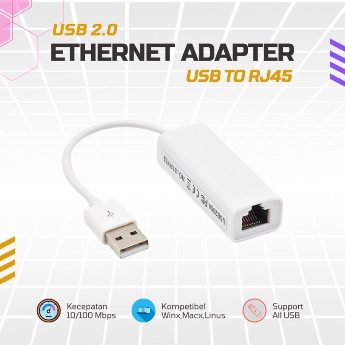 Adapter Usb to RJ45 Lan Ethernet