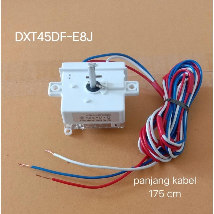 Timer Mesin Cuci Sharp DXT45DF-E8J 3 Kabel Soket Original