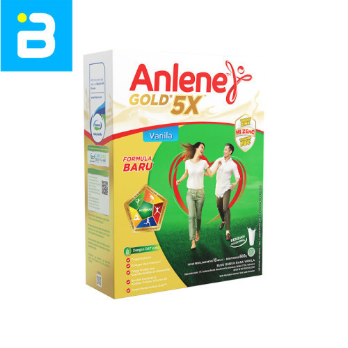 

Anlene Gold 5x Vanilla 600G