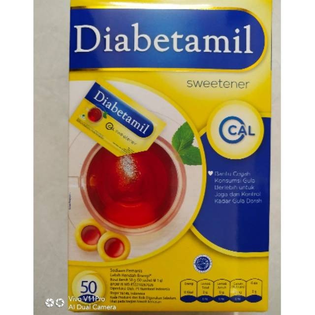 

Diabetamil isi 50 sachet