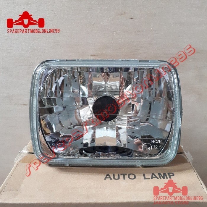 Lampu Reflektor 7 Inch Inci Kotak Persegi Kristal DEPO