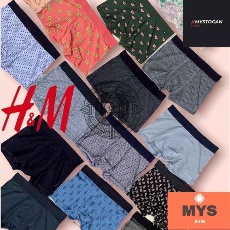 H*M MENS UNDERWEAR / CELANA DALAM PRIA / BOXER / BRIEF.