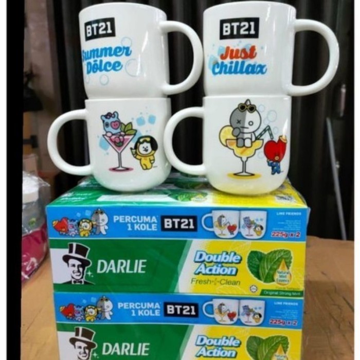 darlie malaysia 225gram x 2pcs / pasta gigi darlie original import