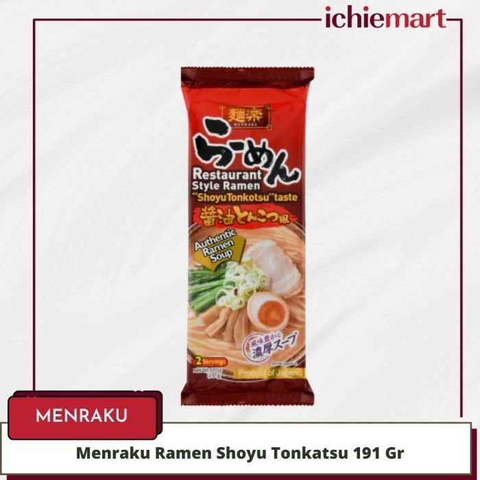 

Menraku Ramen Shoyu Tonkatsu 191 Gr