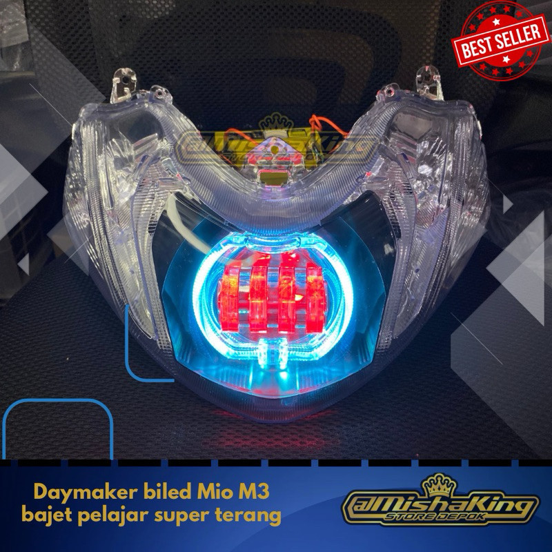 lampu led mio m3 mio z semi biled ice blue super terang