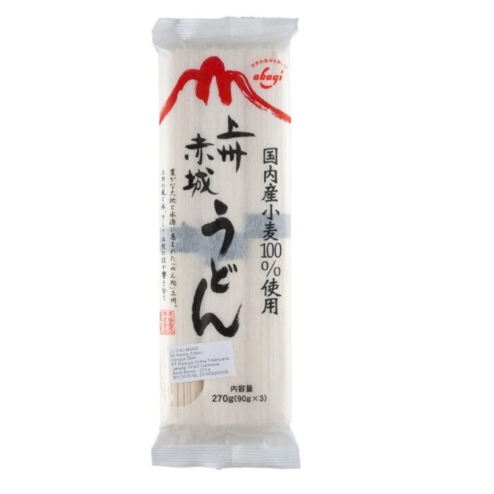 Joshu Akagi Soba Somen Udon Kishimen  270 gr  Mi Kering Jepang - Somen