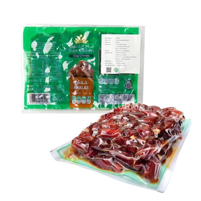 

Kurma Date Crown Khalas Thermo 500 gr