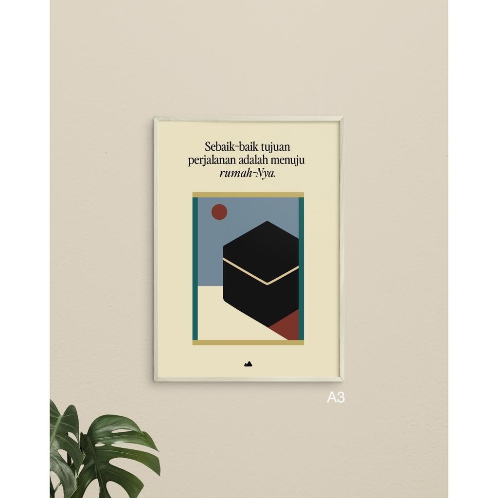 Poster A3 Sebaik-baik Tujuan Size A3