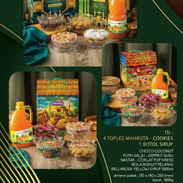 

Bellarosa Hampers Ramadhan Hampers Kue Kering Premium Bella Rosa - Paket Sirup