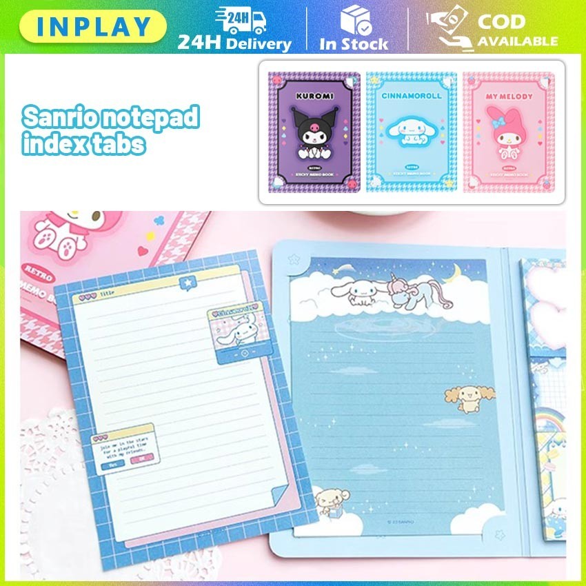 

Sanrio Catatan Tempel Isi 50Pcs / Pola Sanrio Lucu Gaya Manis Nyaman