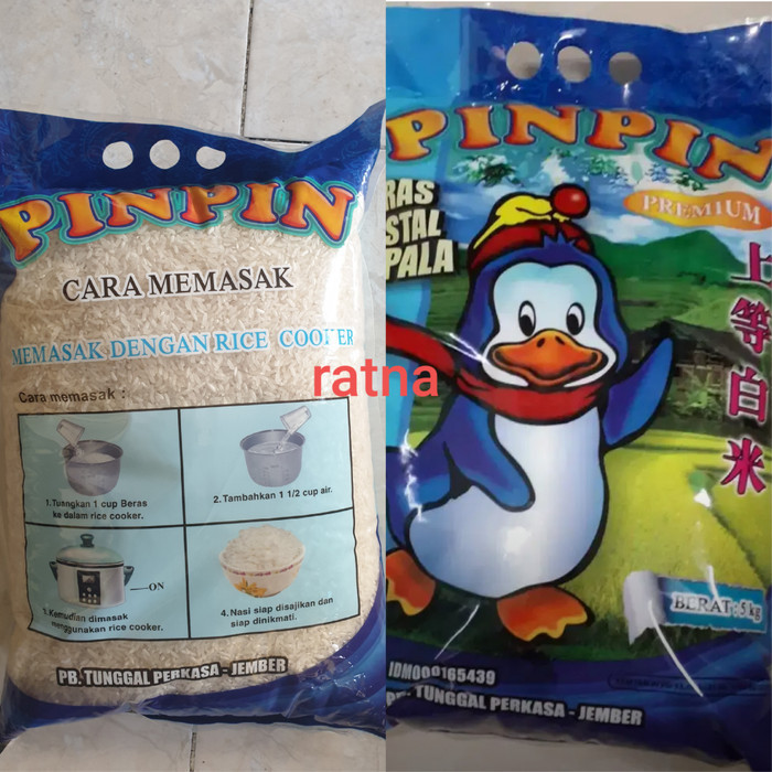 

BERAS KRISTAL KEPALA SUPER PREMIUM PUNEL MERK PIN PIN