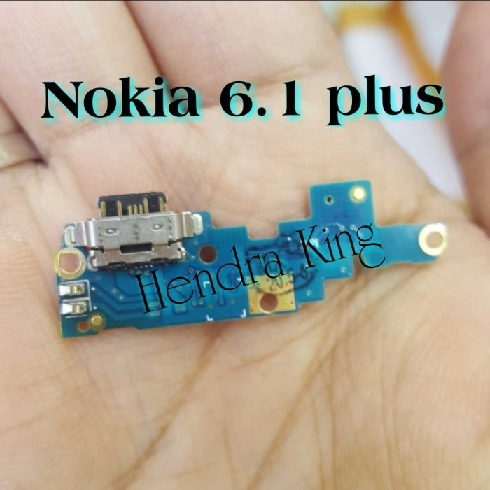Pcb connector charger Nokia 6.1 plus with ic nokia X6