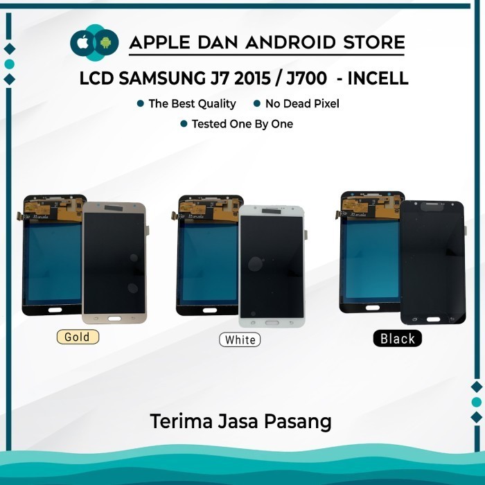 LCD SAMSUNG J7 2015 J700 J700F OLED 2 - Hitam