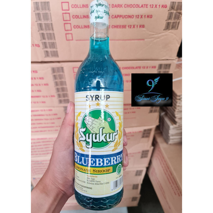 

Syrup Syukur Blueberry 600ml / Sirup Biru