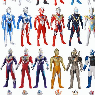 30Cm Ukuran Besar Karet Lembut Ultraman Zetto Belial Zero Action Figure Model Sendi Bergerak Boneka 
