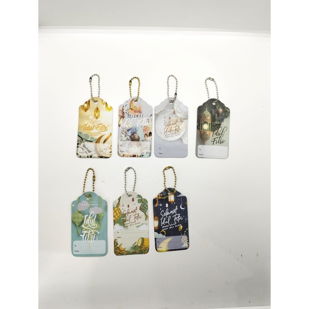 

HANG TAG LEBARAN IDUL FITRI + RANTAI SILVER 1 Pack (10pcs)