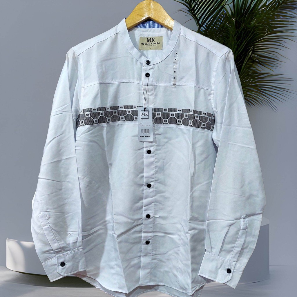 baju kemko MK kemeja koko pria muslim dewasa muslim kinaro koko kurta