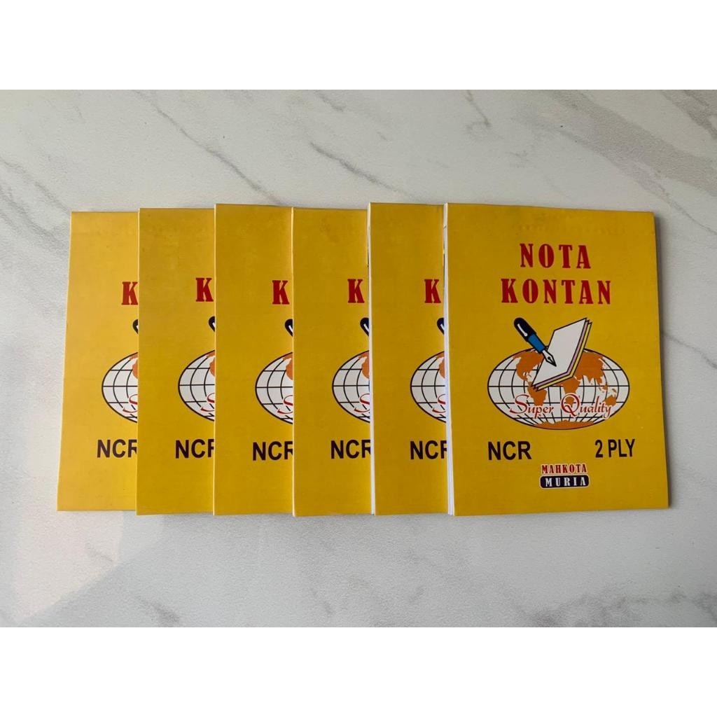

NOTA 2 PLY NOTA NCR UKURAN 10 X 13,5 CM, NOTA KECIL