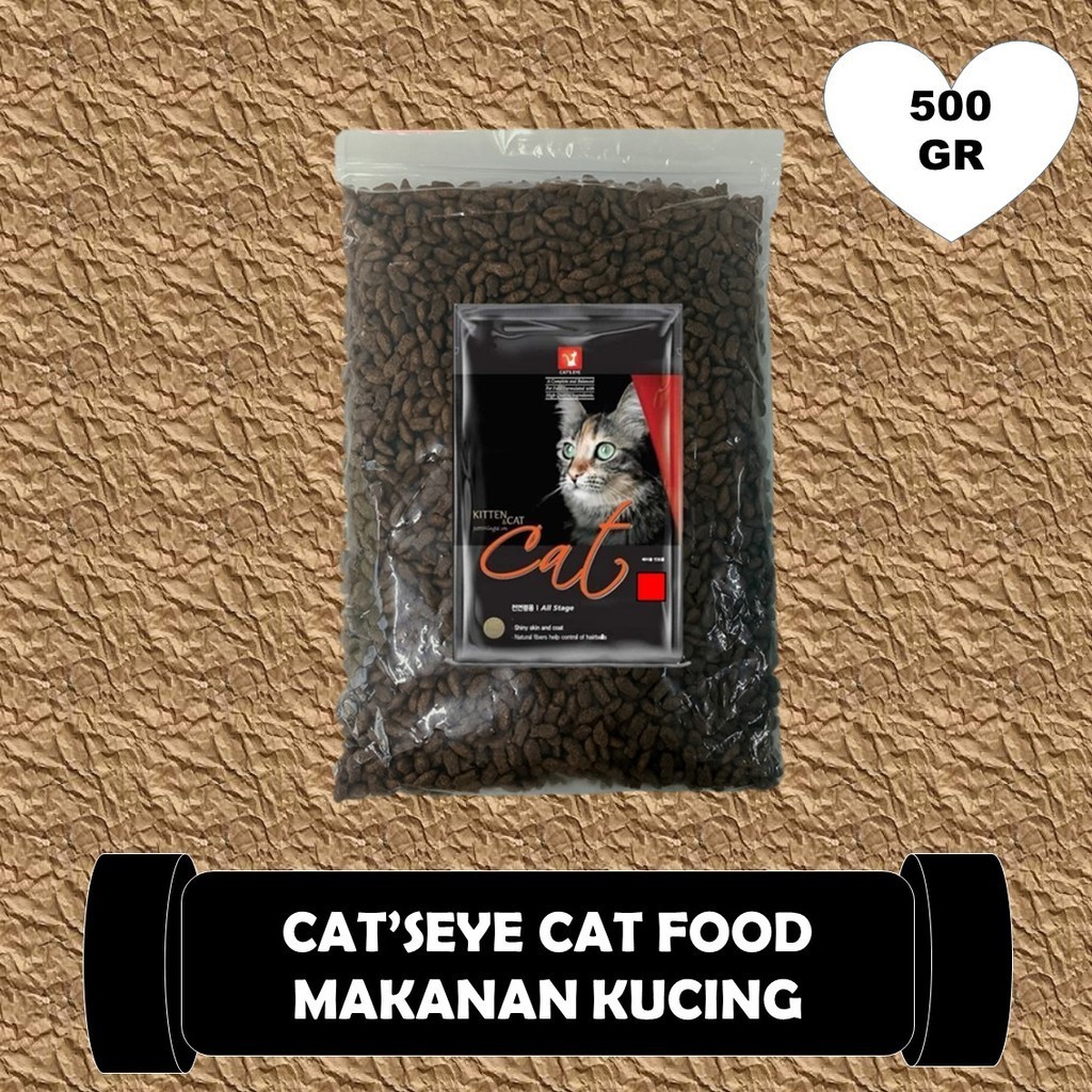 Cats Eye 500 Gr Makanan Kucing Semua Usia / Kitten dan Adult cats eye