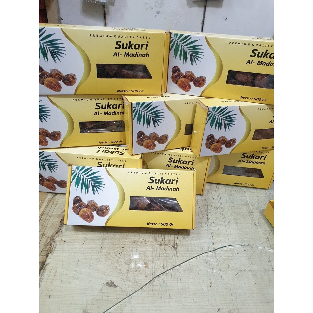

Kurma Sukari 1kg KEMASAN KARDUS / Sukari Premium sukari almadinah / Kurma Al Madinah / Kurma Raja / Kurma Basah
