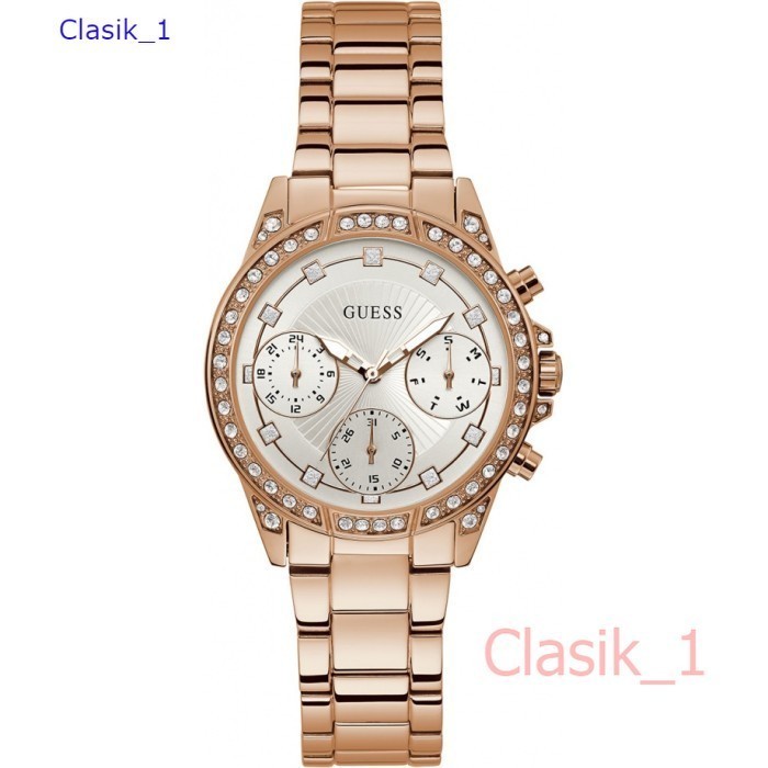Original 100% GUESS W1293L3 - Jam Tangan Wanita -  - Rosegold