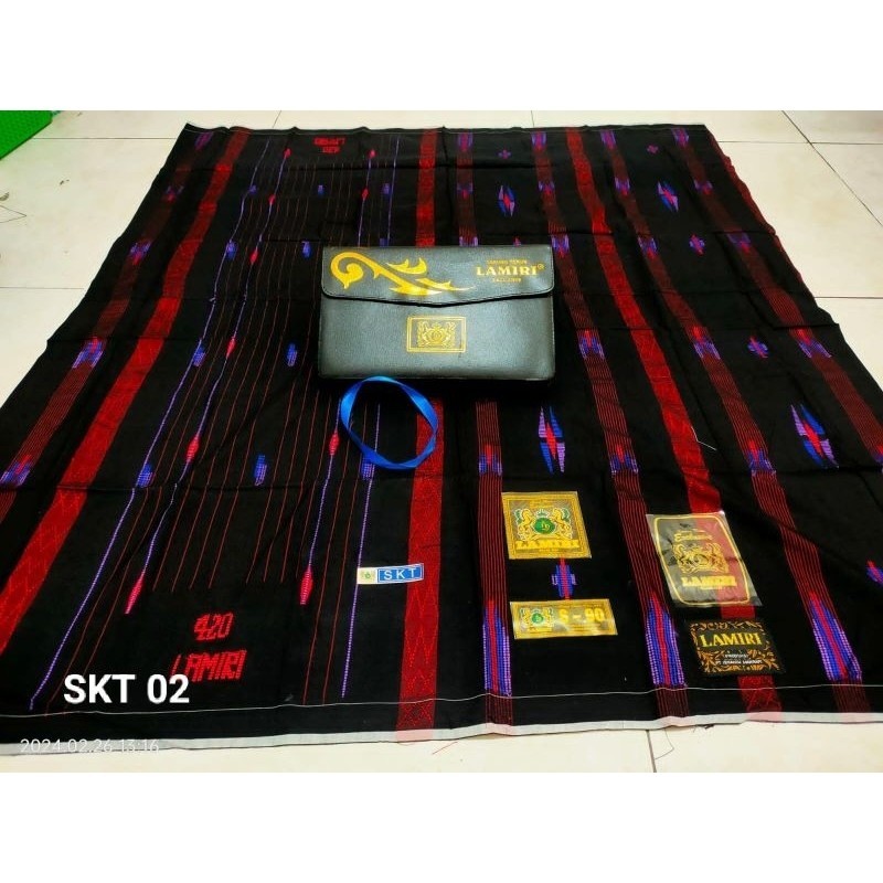 BIGSALEE RAMADHAN 100% ORIGINAL PREMIUM (COD) SARUNG LAMIRI Jahit tengah Songket Pancingan Bahan mes