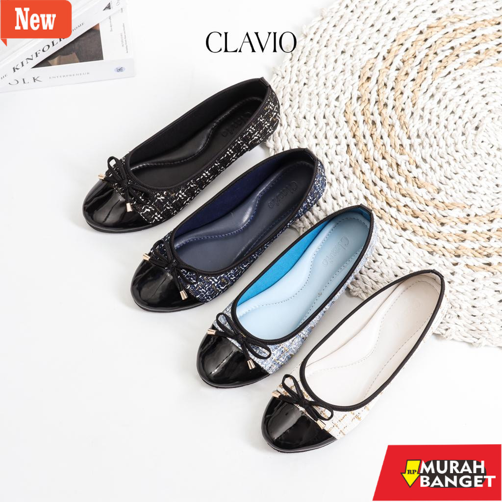 Sepatu untuk lebaran- CLAVIO Clarissa Flat Shoes