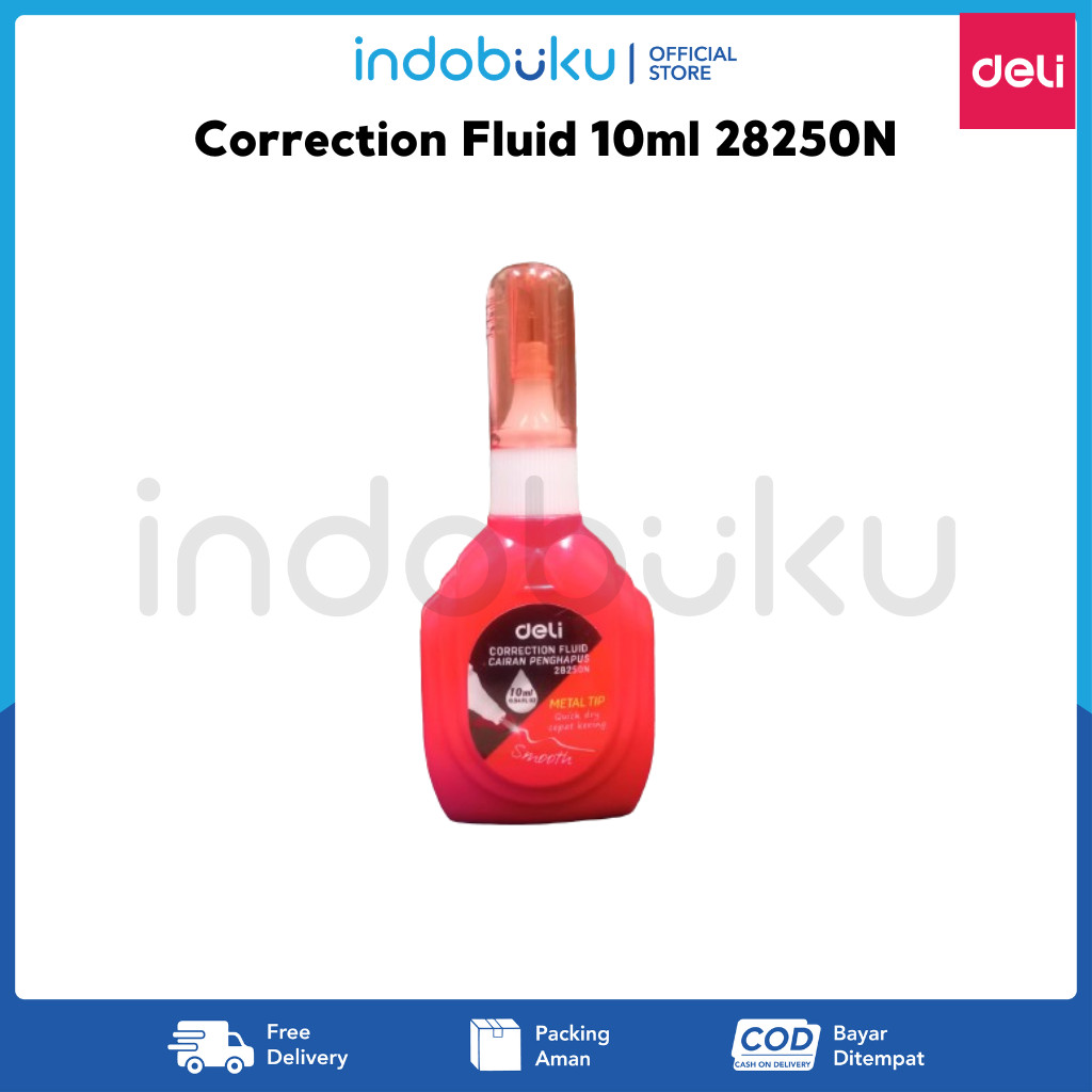

Correction Fluid Deli 10ml Tipe X Deli 10ml 28250N