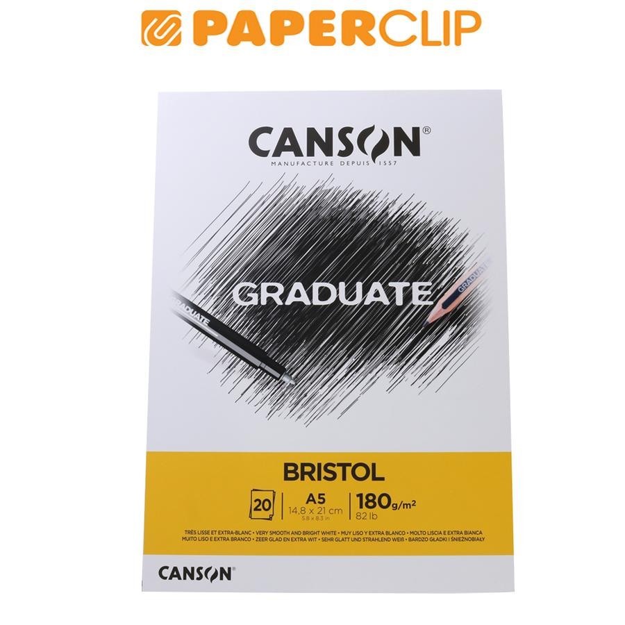 

SKETCHBOOK A5 CANSON GRADUATE BRISTOL 400110382