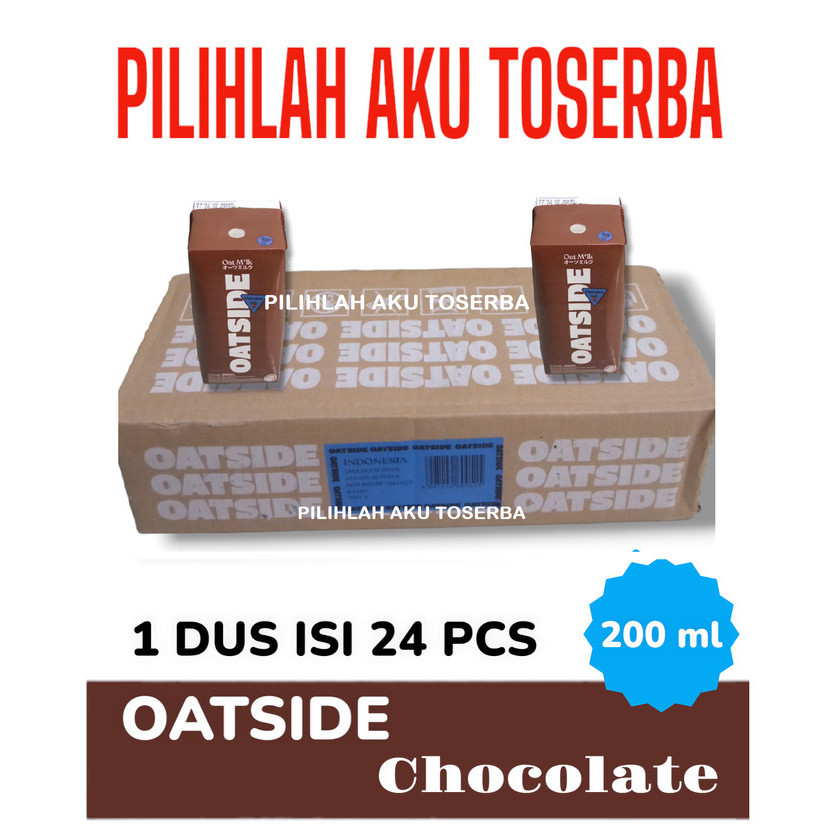 

OATSIDE CHOCOLATE SEDOTAN Susu Oat Milk 200 ml - ( 1 DUS ISI 24 PCS )