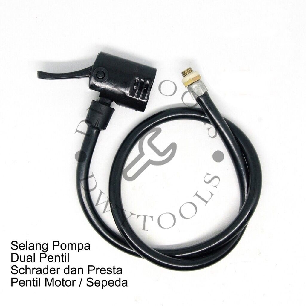 Selang Pompa Ban Lentur Tekuk  Slang Handpump Sepeda Motor Mobil Bola Selank Pompa Tangan Sepeda Ont