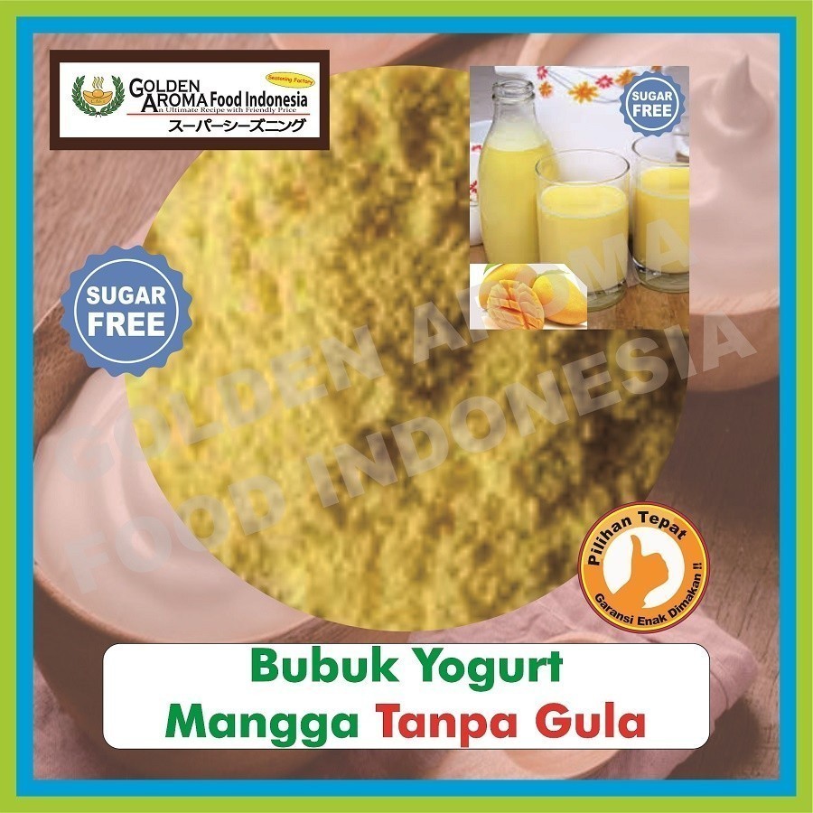 

Bubuk Yogurt Mangga Tanpa Gula 250Gr Serbuk Minuman Ice Yoghurt Mango No Sugar Youghurt Drink Powder