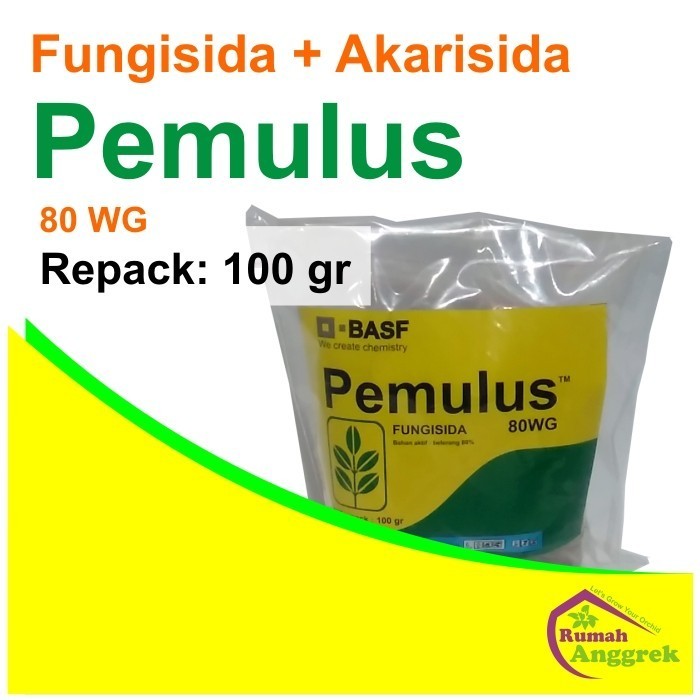 NEW Fungisida Pemulus 80 WG Akarisida repack 100 gram fungi hama jamur