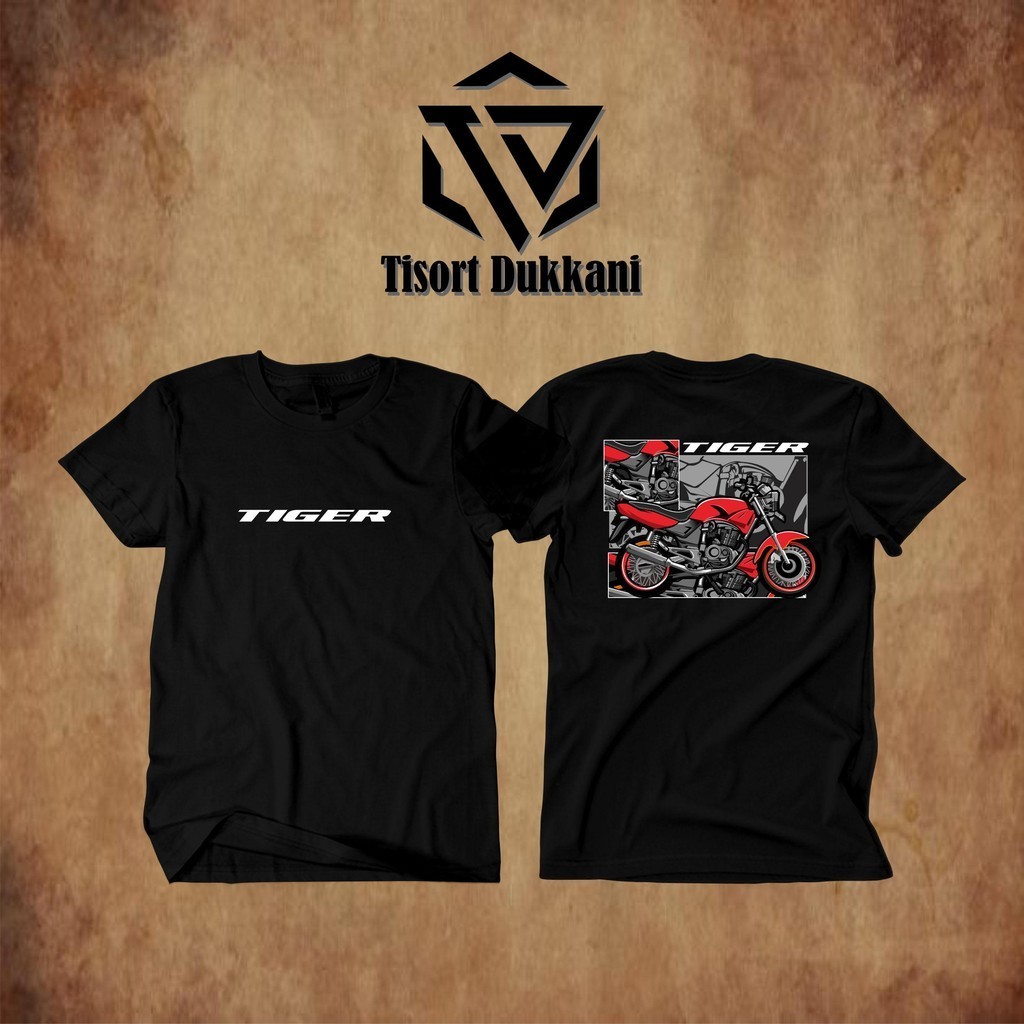 Kaos Racing Honda TIGER HEREK Modifikasi Tshirt Motor Herek CB Tiger GL MP Terbaru 2024