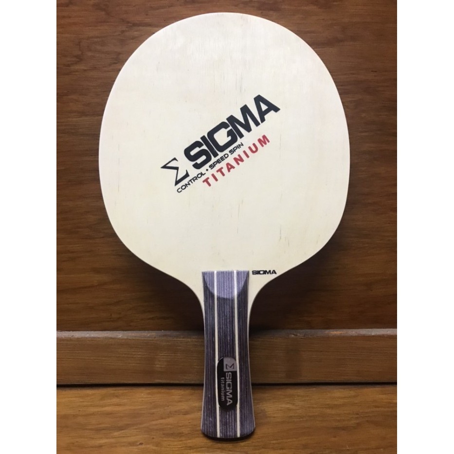 Kayu Blade SIGMA Titanium FL Bat Tenis Meja Pingpong Bet Original